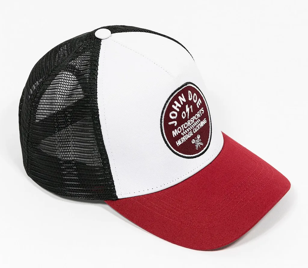 Cappellino Trucker John Doe JDM 0/1 Rosso: Massima Traspirabilità Estiva
