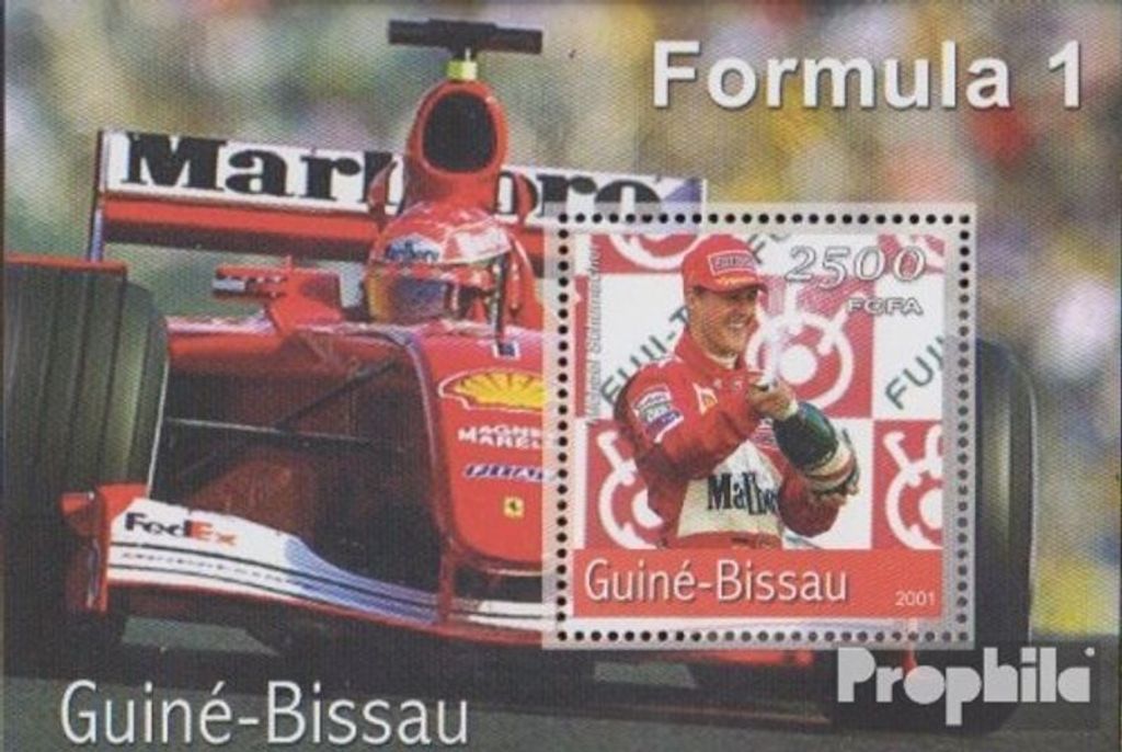 Briefmarken Guinea-Bissau 2001 Mi Block366 postfrisch Produktbild 