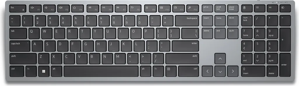 Clavier Dell KB700 Bluetooth AZERTY Belge avec Autonomie de 36 Mois Gris