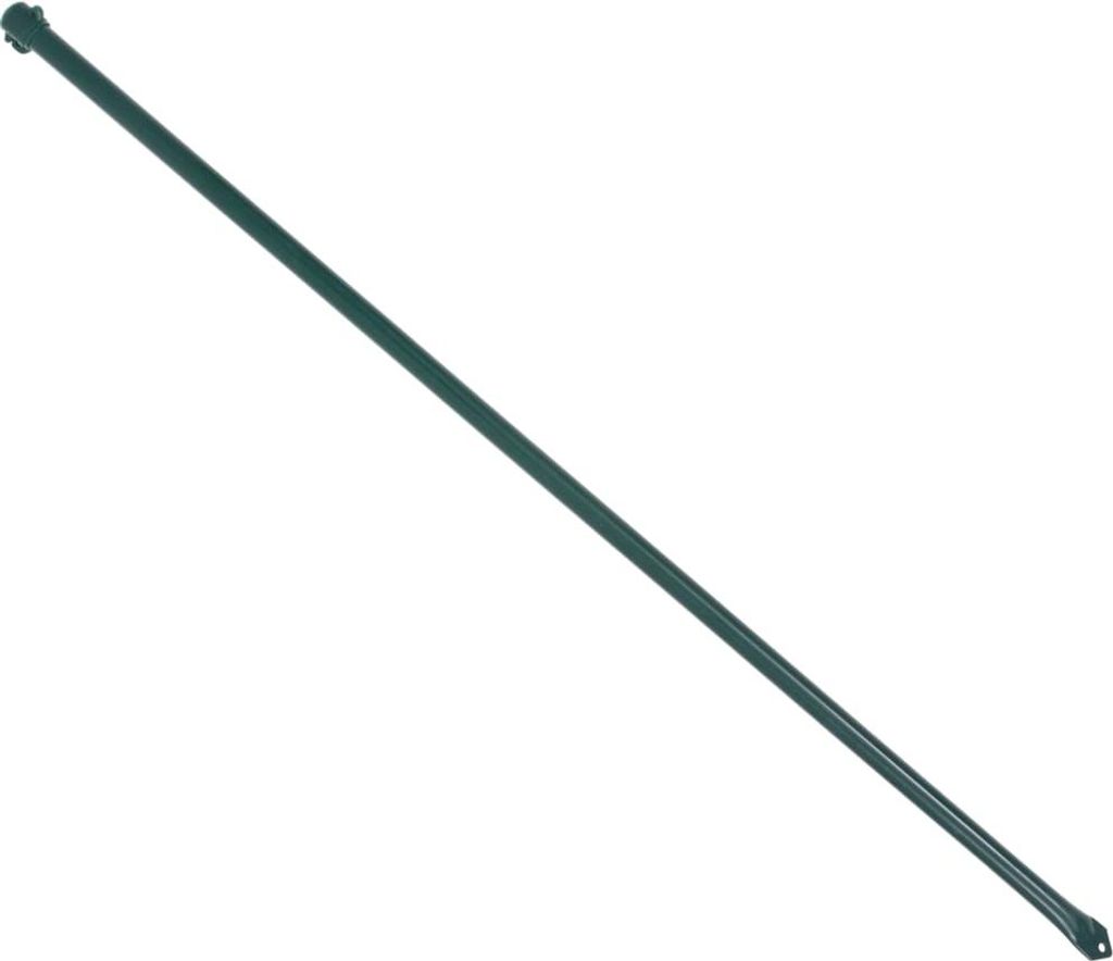 vidaXL Pflanzstäbe 10 Stk. 1 m Metall Grün