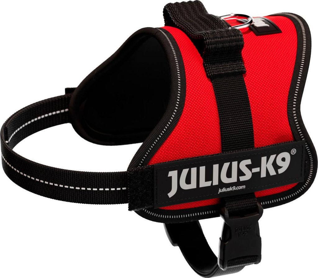 Julius-K9 162R-MM, Hund, Westengeschirr, XS, Schwarz, Rot, Polyester, Monochromatisch