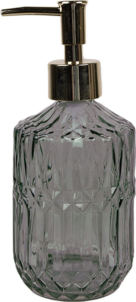 Clayre & Eef Seifenspender 400 ml Schwarz Glas Produktbild 