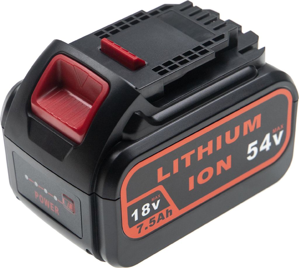 vhbw Akku kompatibel mit Dewalt DCD795, DCD785L2, DCD785C2, DCD790D2, DCD790, DCD785, DCD780L2 Werkzeug (2500 mAh, Li-Ion, 54 V, 18 V / 54 V)