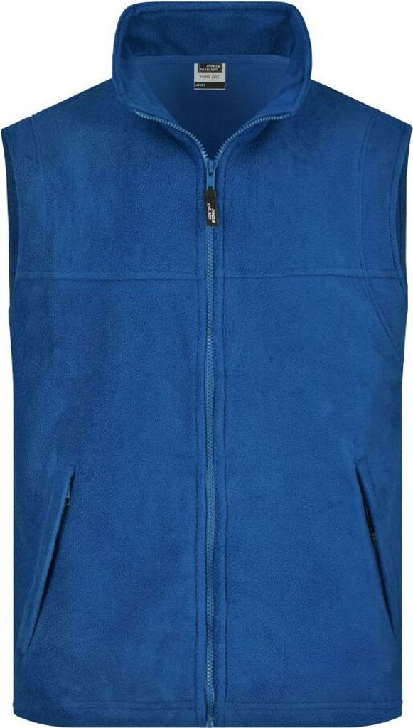 Wärmende Weste in schwerer Fleece-Qualität royal, Gr. 4XL
