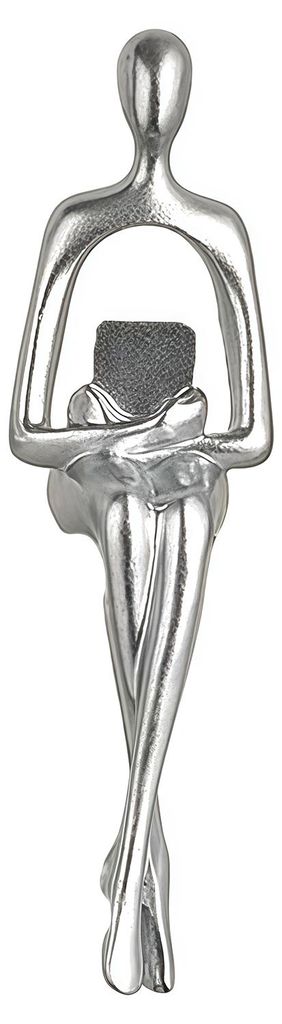 Goldene Denker-Statue, abstrakte dekorative Skulptur, Fokusverbesserung, Ornament für Büro, Schreibtisch, Regal, Wohnzimmer, Schlafzimmer
