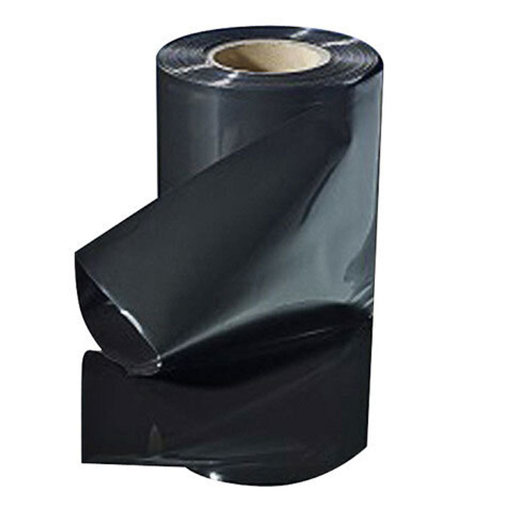 1x Schlauchfolie  200mm breit 100my opak - blickdicht Produktbild 