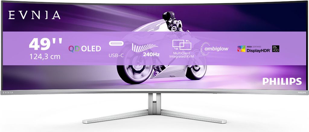 Philips Evnia 49M2C8900, Gaming-Monitor, (DQHD, QD OLED, Produktbild 