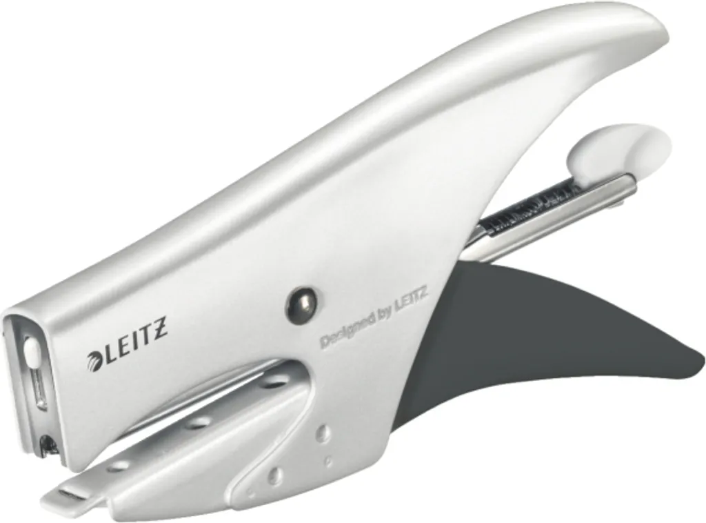 Pince-agrafeuse ergonomique en métal Leitz 5531 WOW blanc brillant