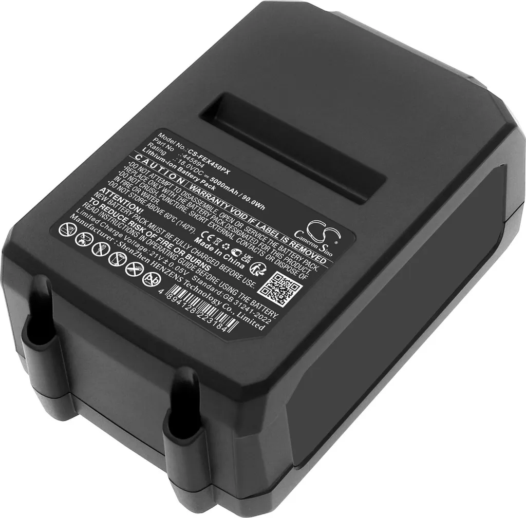 Batterie Li-ion 18V compatible scie circulaire FLEX CS 45 18.0-EC Compact
