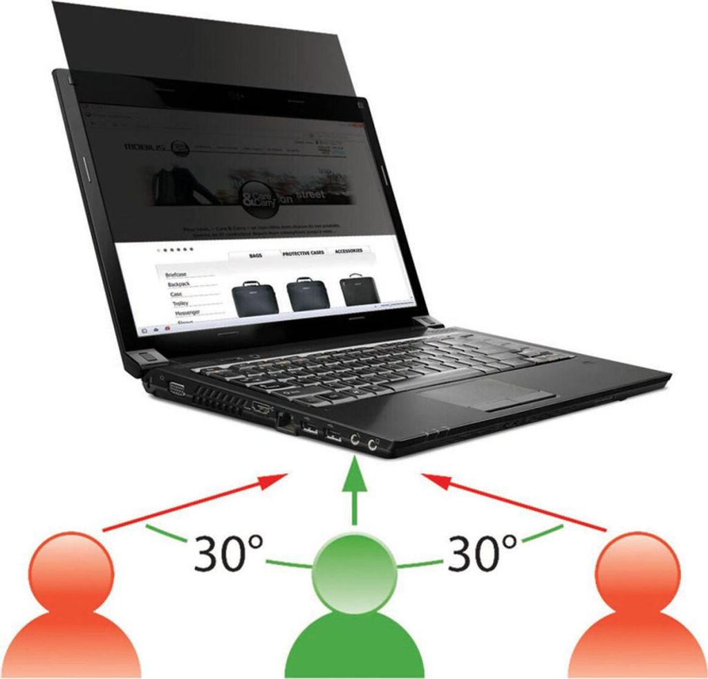 Mobilis SCREEN PROTECTOR PRIVACY 13.3" W 16:9 DIM 294X165MM Immagine del prodotto 