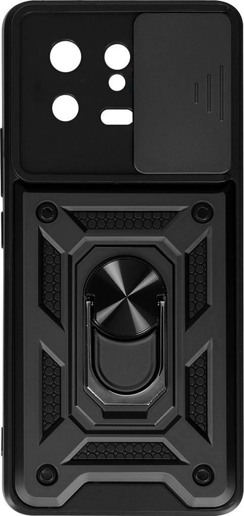 Xiaomi 13 Hybrid Schutzhülle mit Ring-Halterung – Schwarz