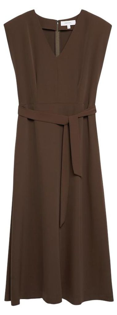 Comma Kleid BROWN 44