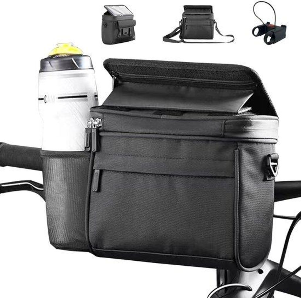 Wasserfeste Rucksacktas mit Touchscreen Verstellbarer Winkel des Display-Screens Schnelle Montage und Demontage Als Kurier- oder Fahrradtas geeigne...