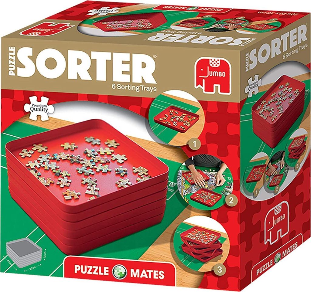 Puzzle Mates Stapelbare sorteerbakken - Sorteerbakken, Productafbeelding 