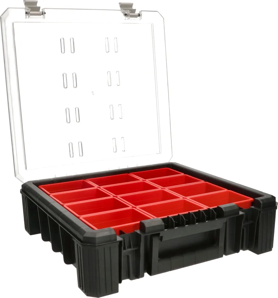 Mallette de tri pour bricolage WRC 39x40x11 cm transportable et solide