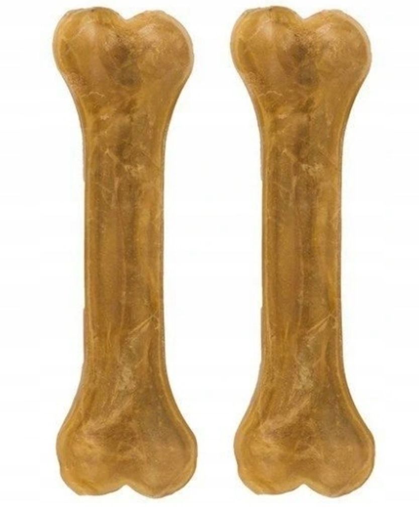 Gepresster Knochen, natürliche Delikatesse, Kausnack für Hunde, Woof&Miao, 12,5 cm, 2 Stk.