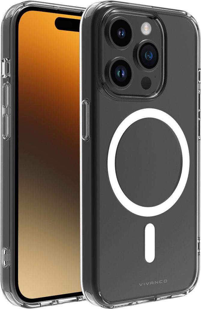 Mag Steady Anti Shock Cover, Magnetic Wireless Charging Support für iPhone 15 Pro Max (63922) Handyhülle