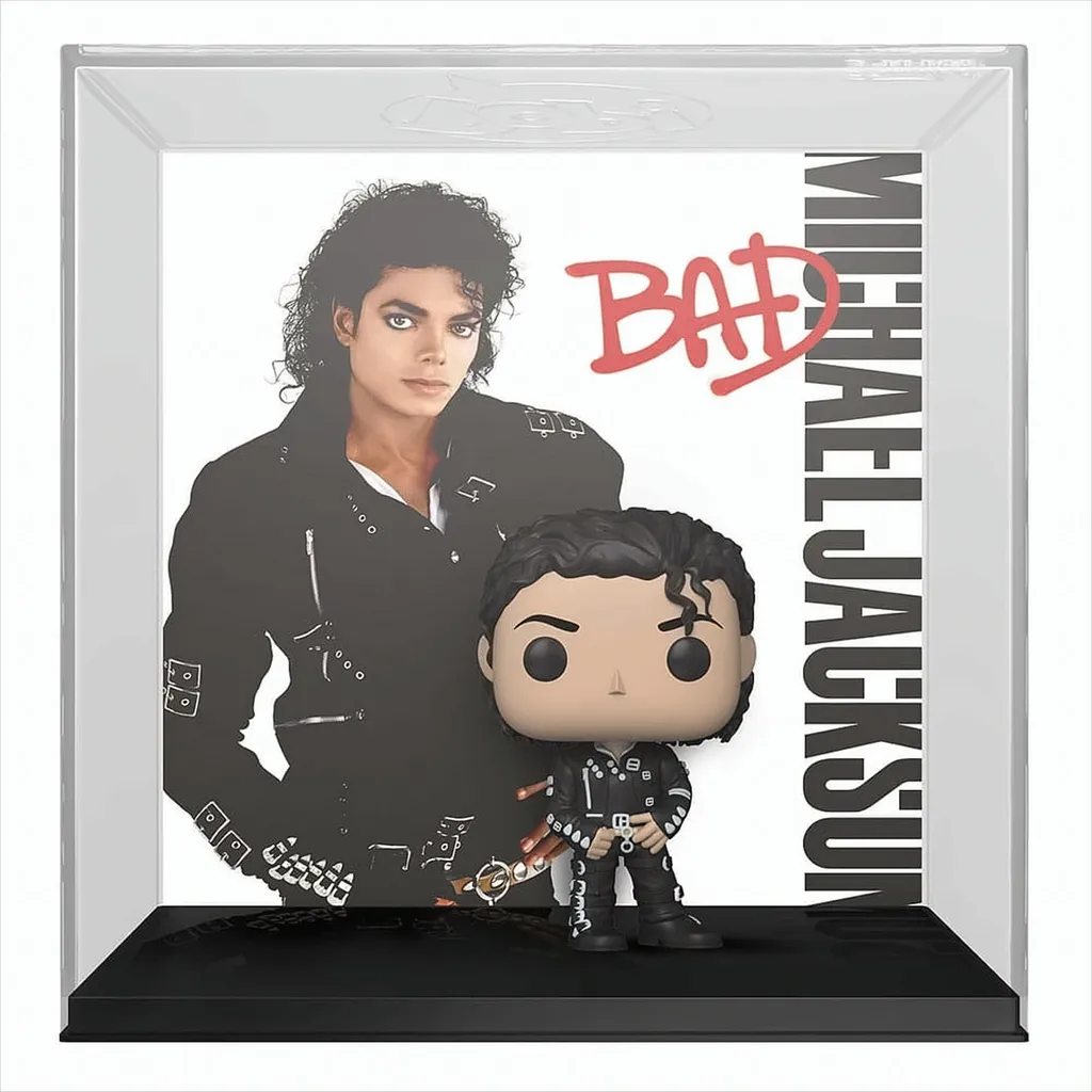 Boîtier Collector Funko POP! Albums Michael Jackson Bad Edition Vinyle 3D