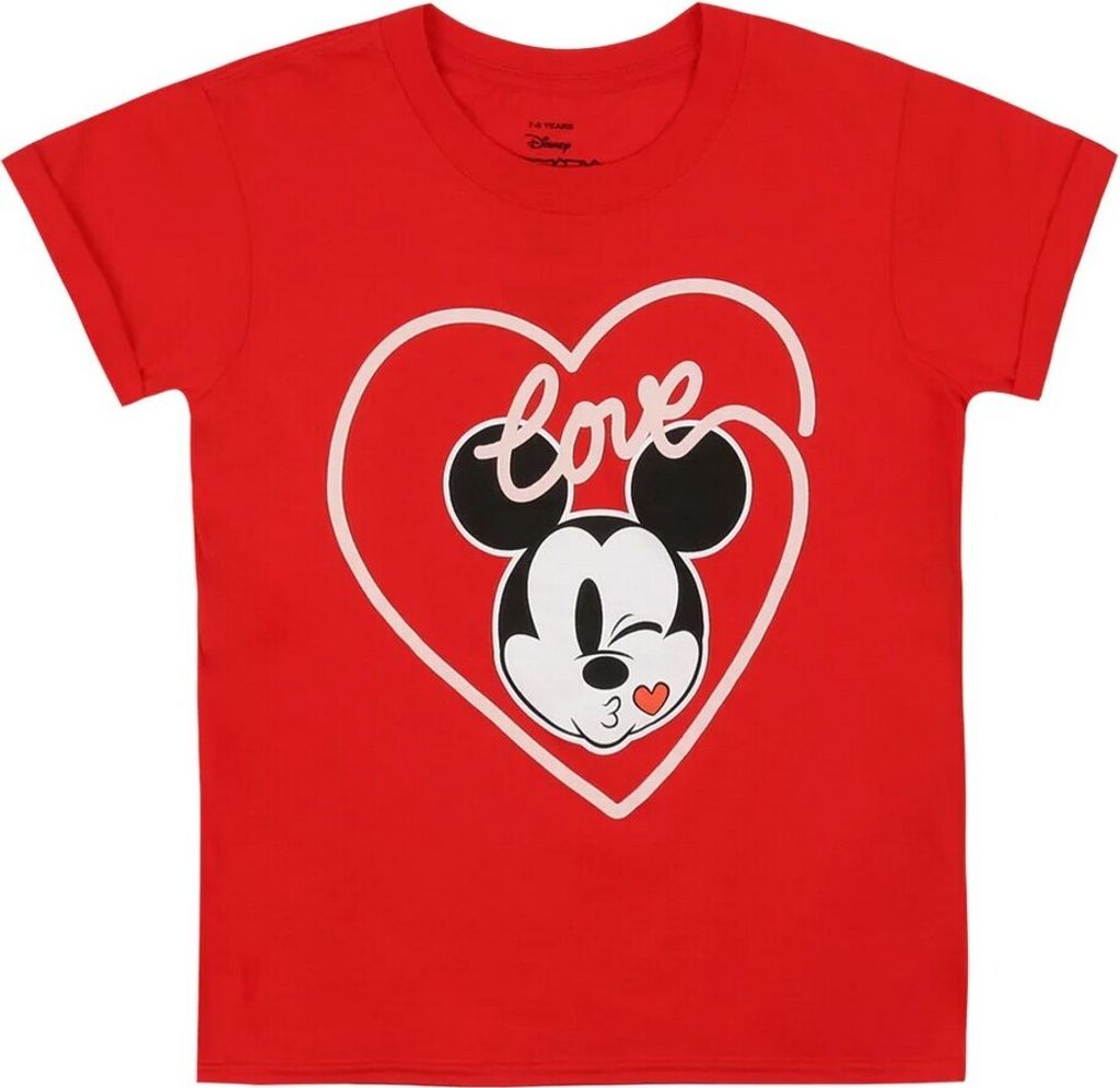 Disney - T-Shirt für Mädchen TV1428 (152-158) (Rot)