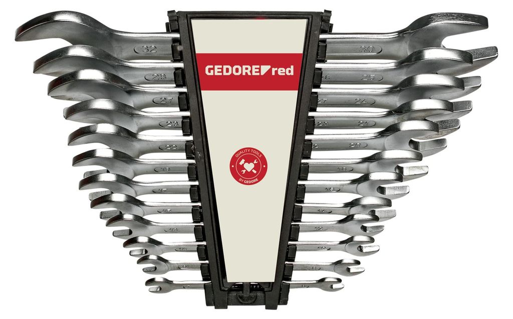 GEDOREred 3300960 GEDOREred Doppelmaulschlüssel-Satz Productafbeelding 