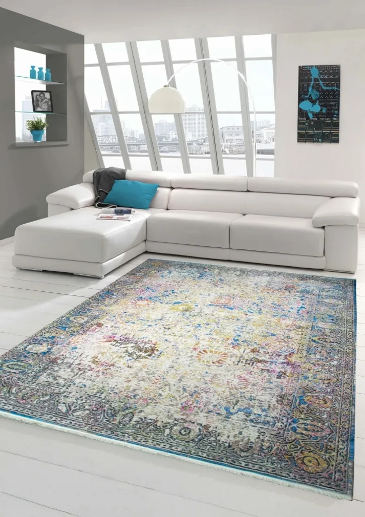 Tapis Design et Moderne Style Vintage Multi Taille en 80x150 cm