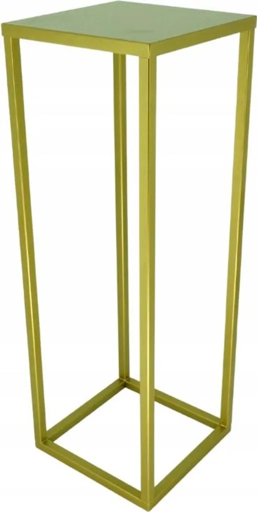 Porte-fleurs surélevé doré - Valorisez vos plantes avec le support Loft