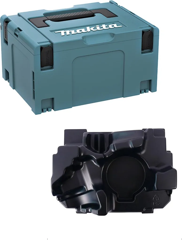 Coffret Makita MAKPAC 3 avec moulage pour meuleuse DGA504 838175-3