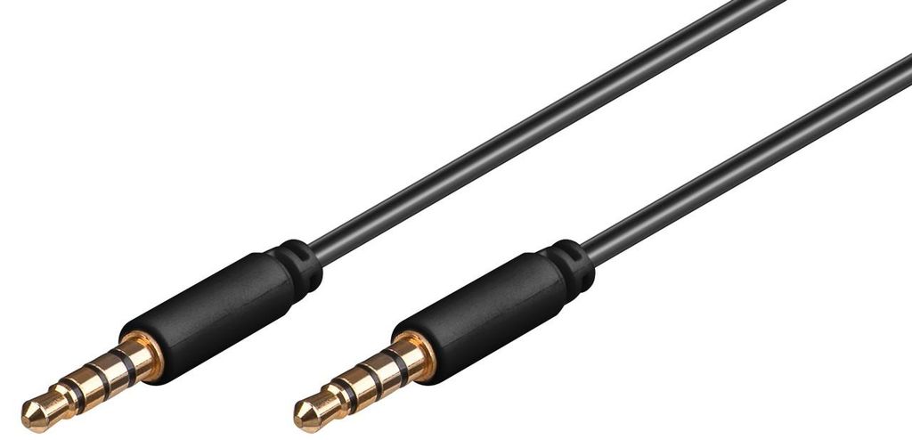 Goobay AVK 182-0150 mini, 3.5mm, Samec, 3.5mm, Samec, 1,5 Obrázek produktu 