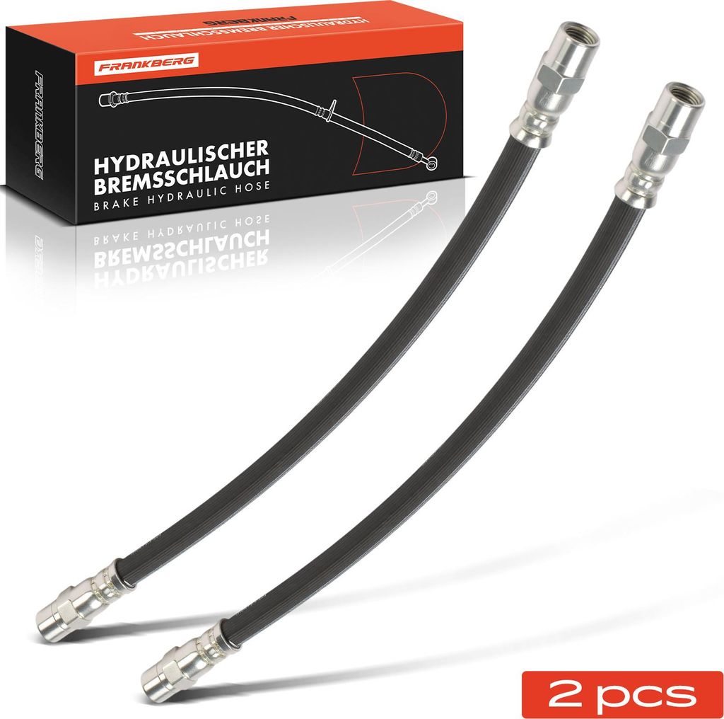 Frankberg 2x Bremsschlauch Vorderachse Links Rechts für BMW 1500-2000 115 Cabriolet 2er Mercedes-Benz SL R107 1967-1998