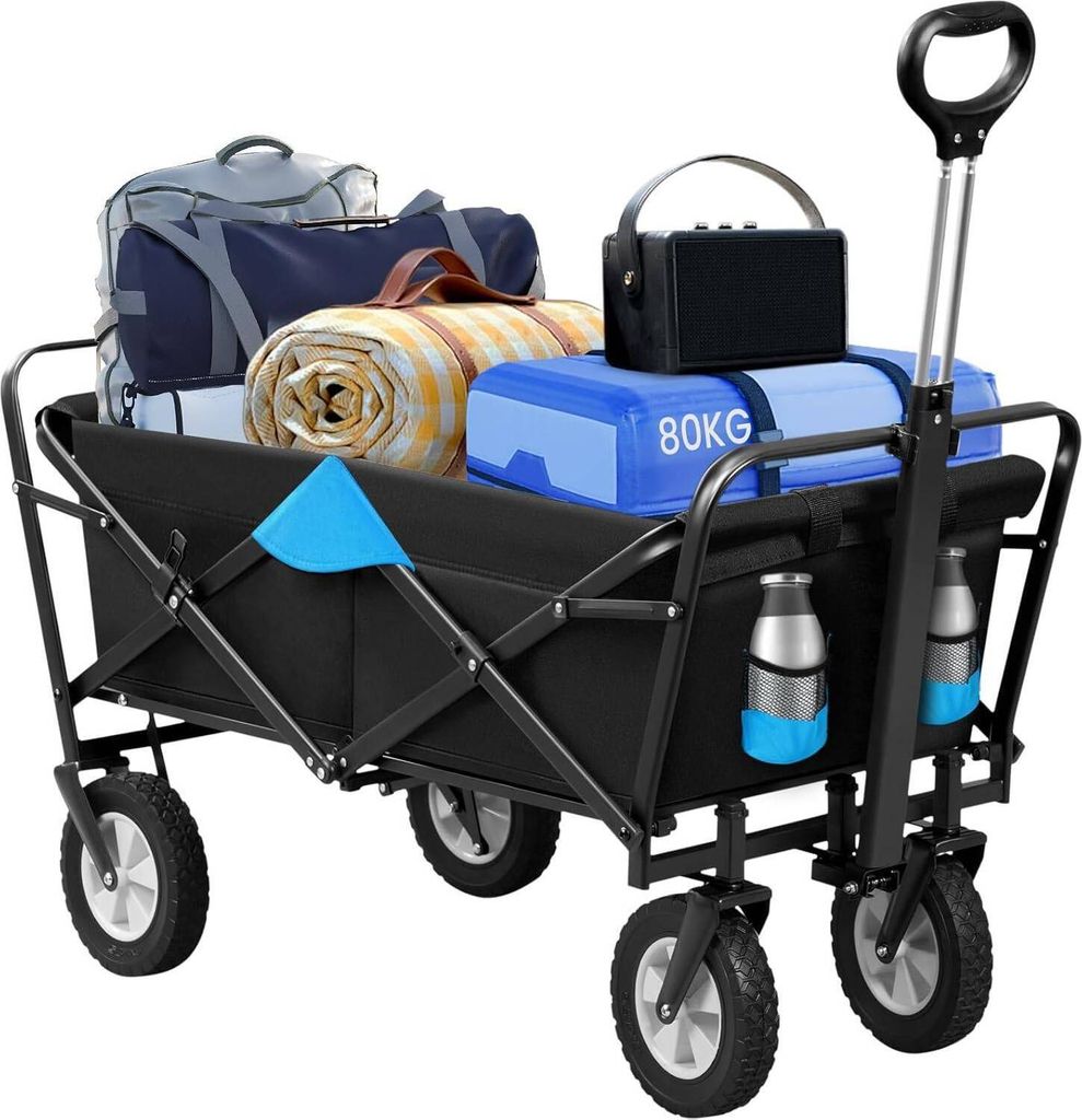 EUGAD Bollerwagen faltbar, für Camping Einkaufen, belastbar Produktbild 