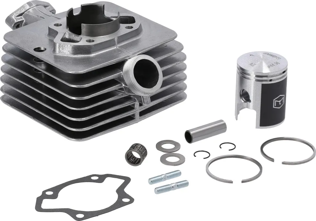 Kit cylindre et piston 63 cm3 Ø 45 mm poli pour moteur thermique 2 temps