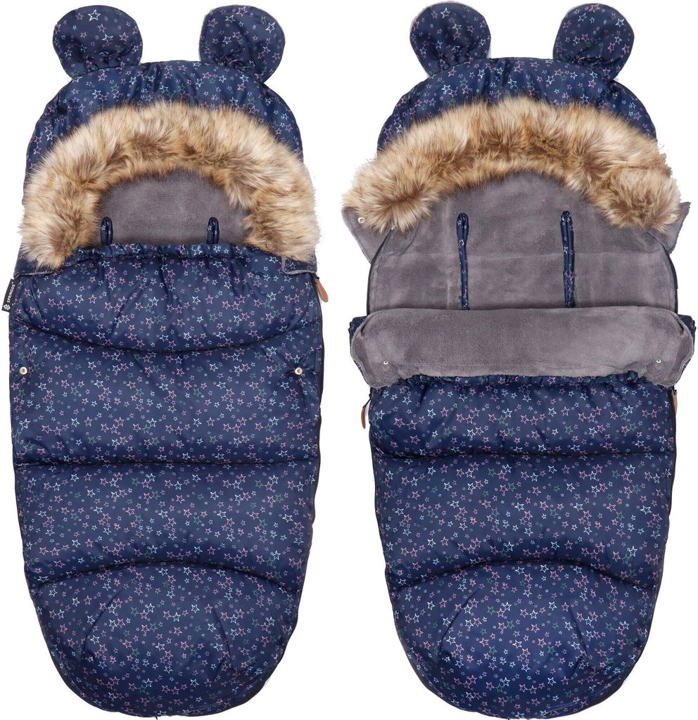 Zimní dětský spací pytel Footmuff s legračníma ušima do Obrázek produktu 2