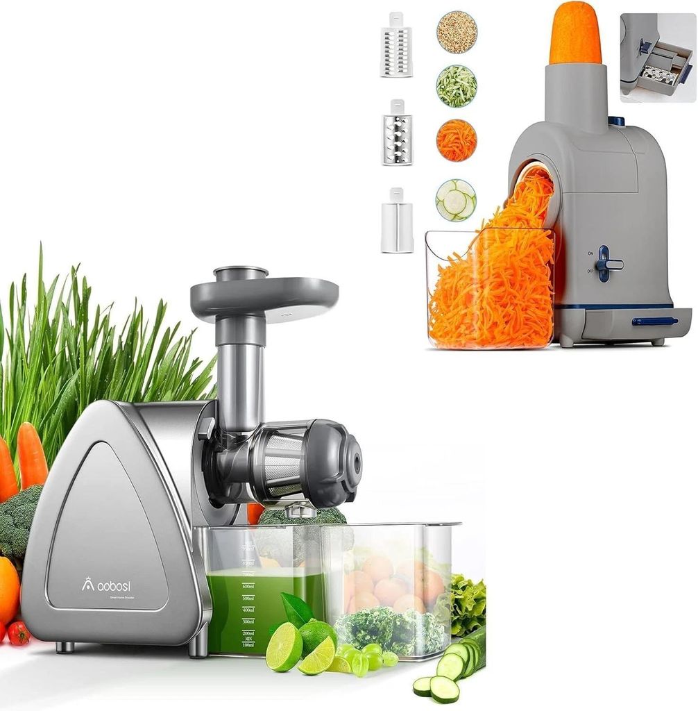 Aobosi Slow Juicer Entsafter 150w Saftpresse leiser Motor hohe Saftausbeute