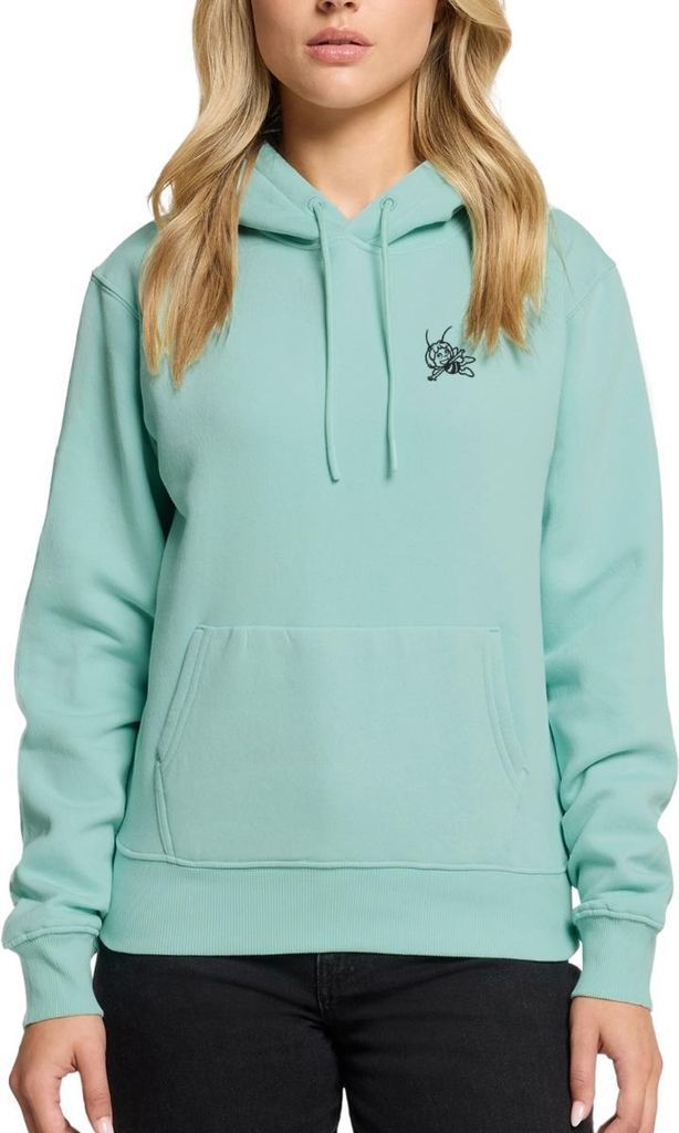 Spreadshirt Biene Maja Fliegend Stick Damen Premium Hoodie, XL, Mint