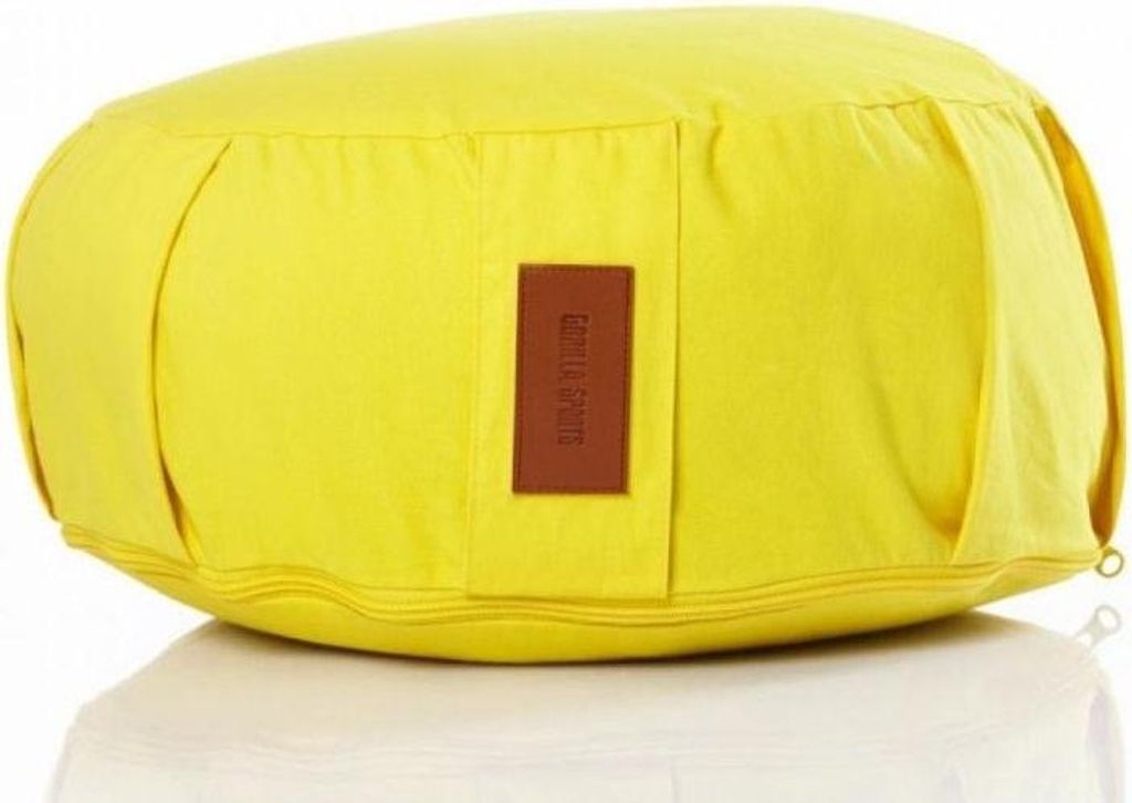 GORILLA SPORTS® Cuscino da yoga rotondo Ø 30 x 18 cm - Immagine del prodotto 