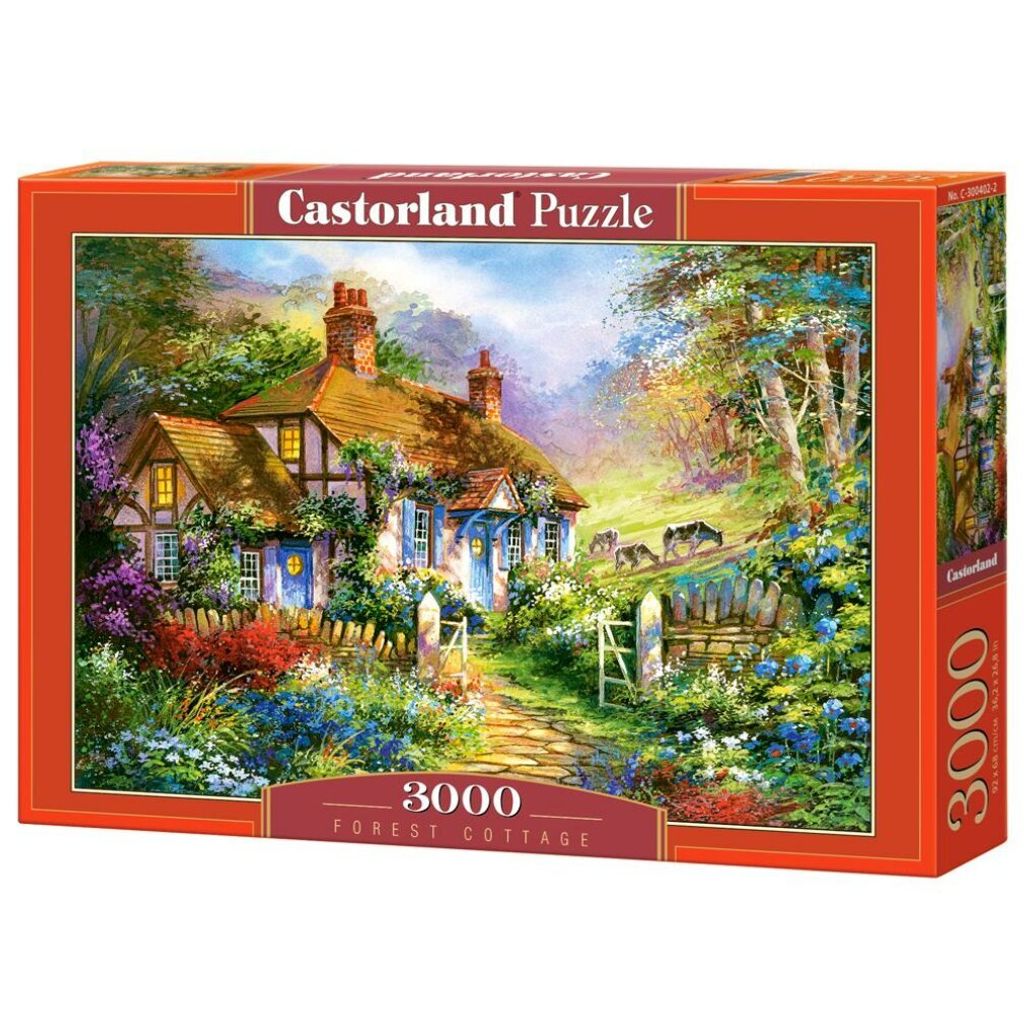 Castorland Forrest cottage 3000 pcs, 3000 szt., Wróżka, 9 Zdjęcie produktu 