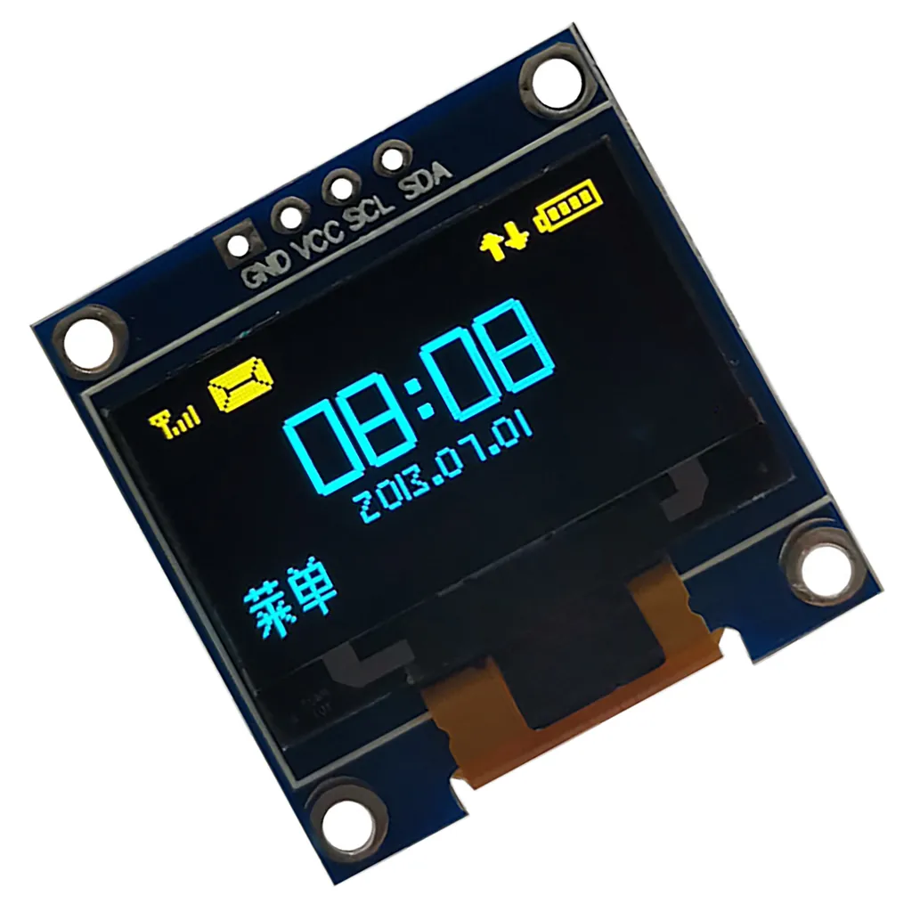 Display LED Organico I2C SSD1306 - Design Sottile per Progetti IoT