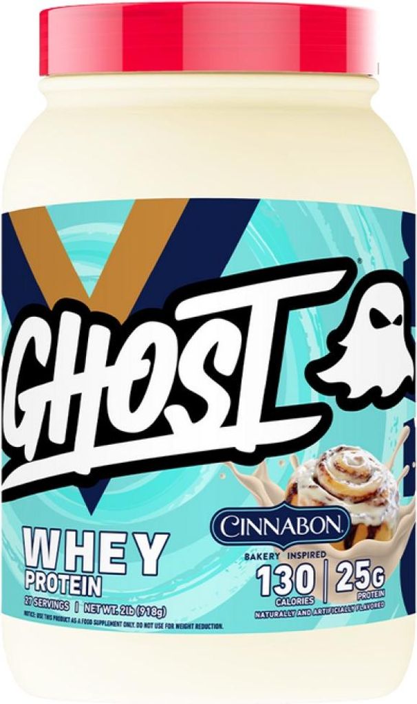 Ghost Whey Protein Cinnabon für Muskelaufbau & Regeneration Produktbild 