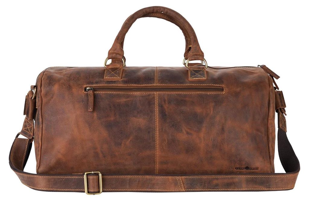 GREENBURRY Reisetasche Vintage Travel Bag Brown braun