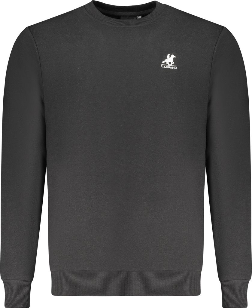 US GRAND POLO HERREN-SWEATSHIRT MIT REISSVERSCHLUSS SCHWARZ : Farbe - Schwarz, Größe - XL Größe: XL Farbe: Schwarz