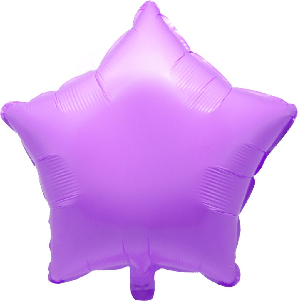 Oblique Unique Folien Luftballon Stern Form Kinder Geburtstag Silvester Party JGA Hochzeit - lila pastellfarben