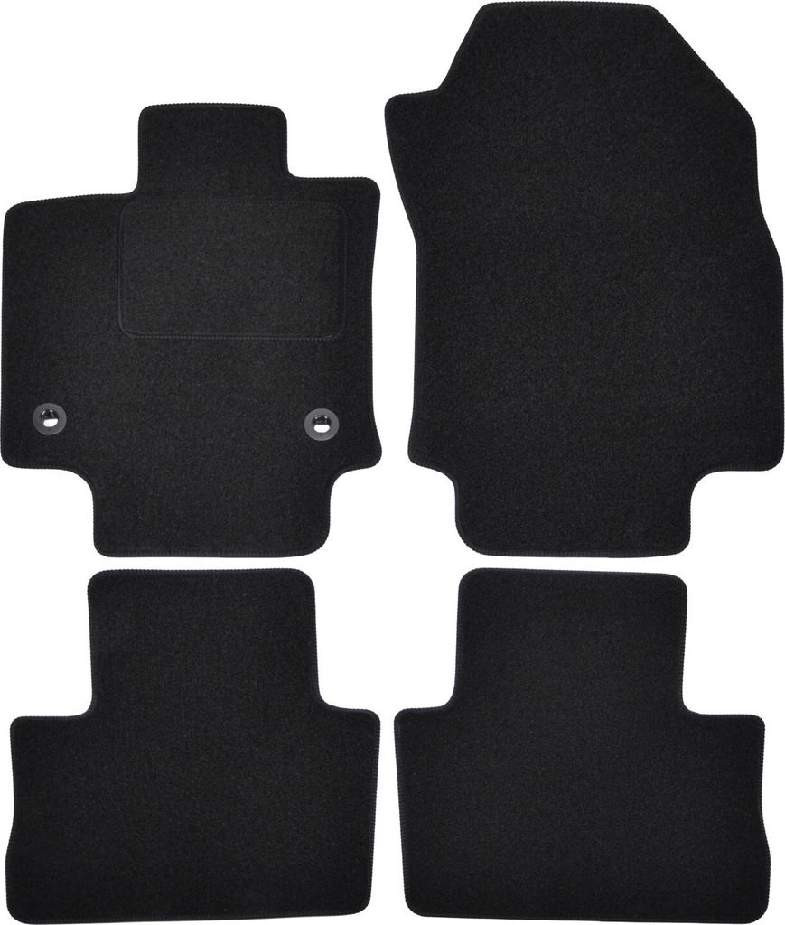 Tapis De Sol Noir Velours Pour Toyota RAV-4 5 2019-2025 Image du produit 