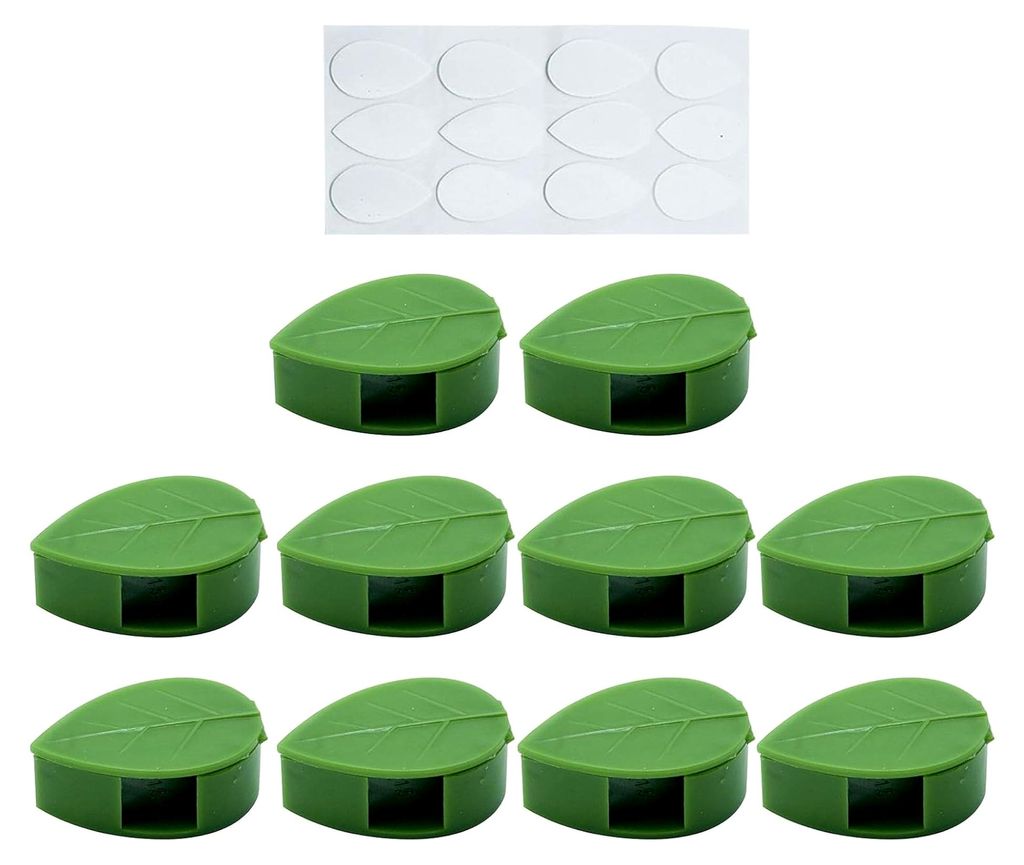 Rankenclips - 10 Stück Unsichtbare Kletterpflanzen Wandclips | Wiederverwendbare Gartenstäbe für Topfpflanzen Innen und Außen