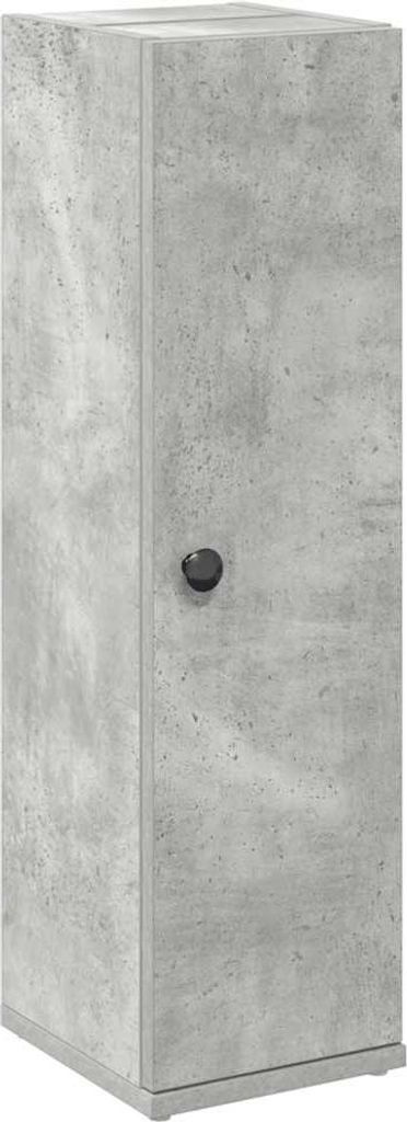 vidaXL Badezimmerschrank mit Rollenhalter Betongrau 20,5x22x72 cm