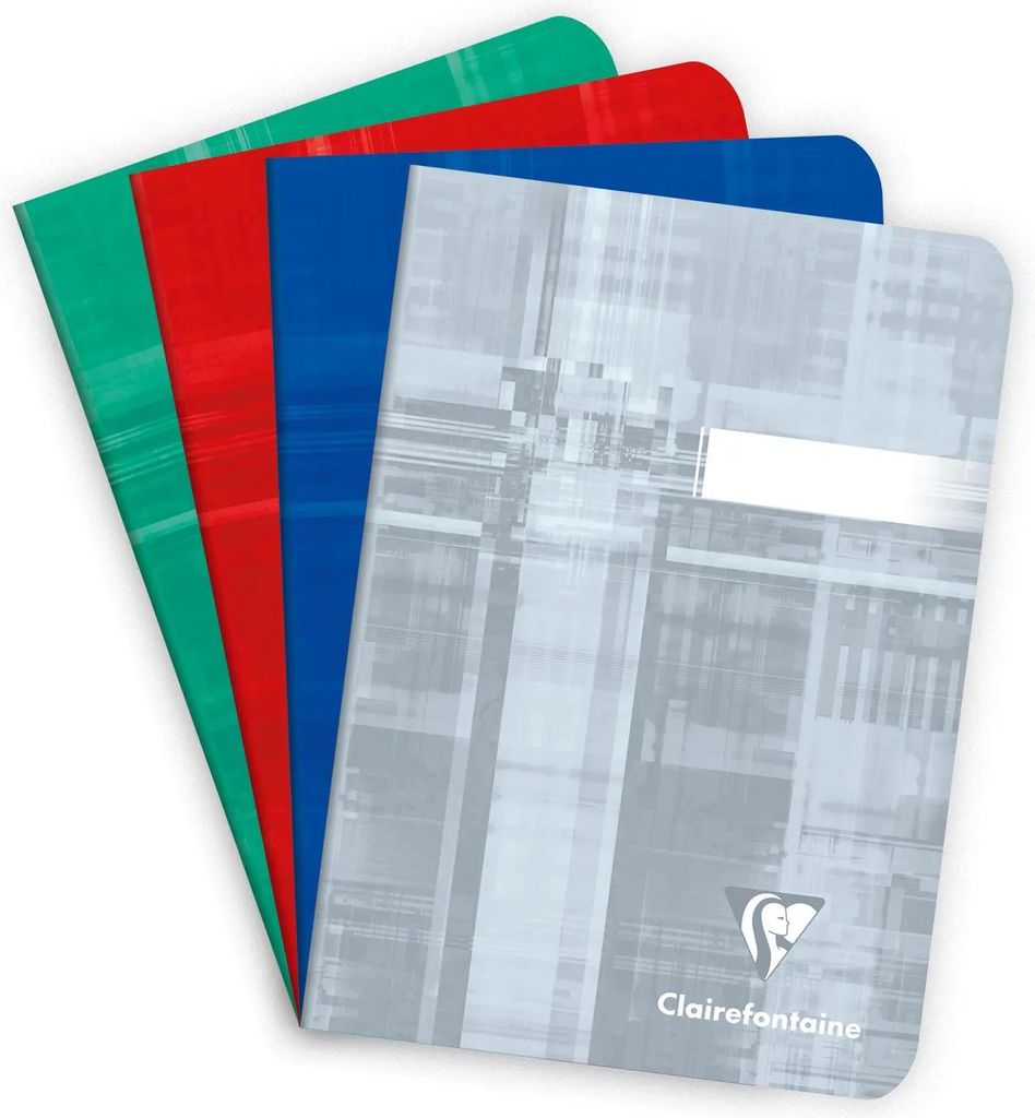 Clairefontaine 10x Oktav-Heft A6, 48 Blatt blanko 90g - Sortiert 3640C