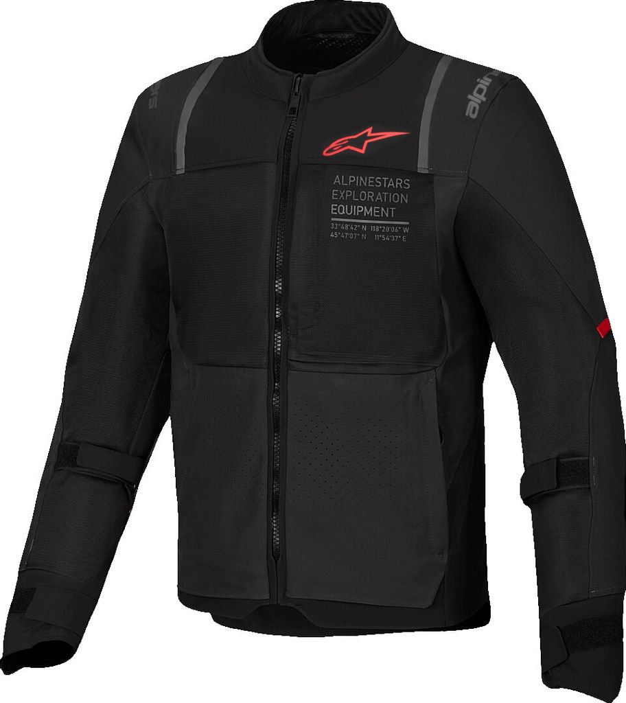 Alpinestars ST-2 Air Motorrad Textiljacke, schwarz, XL