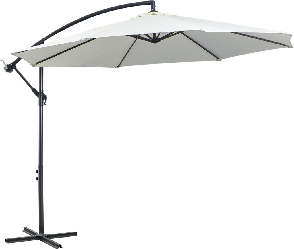 Wetterbeständig Polyester Stahl Sonnenschirm Kurbel