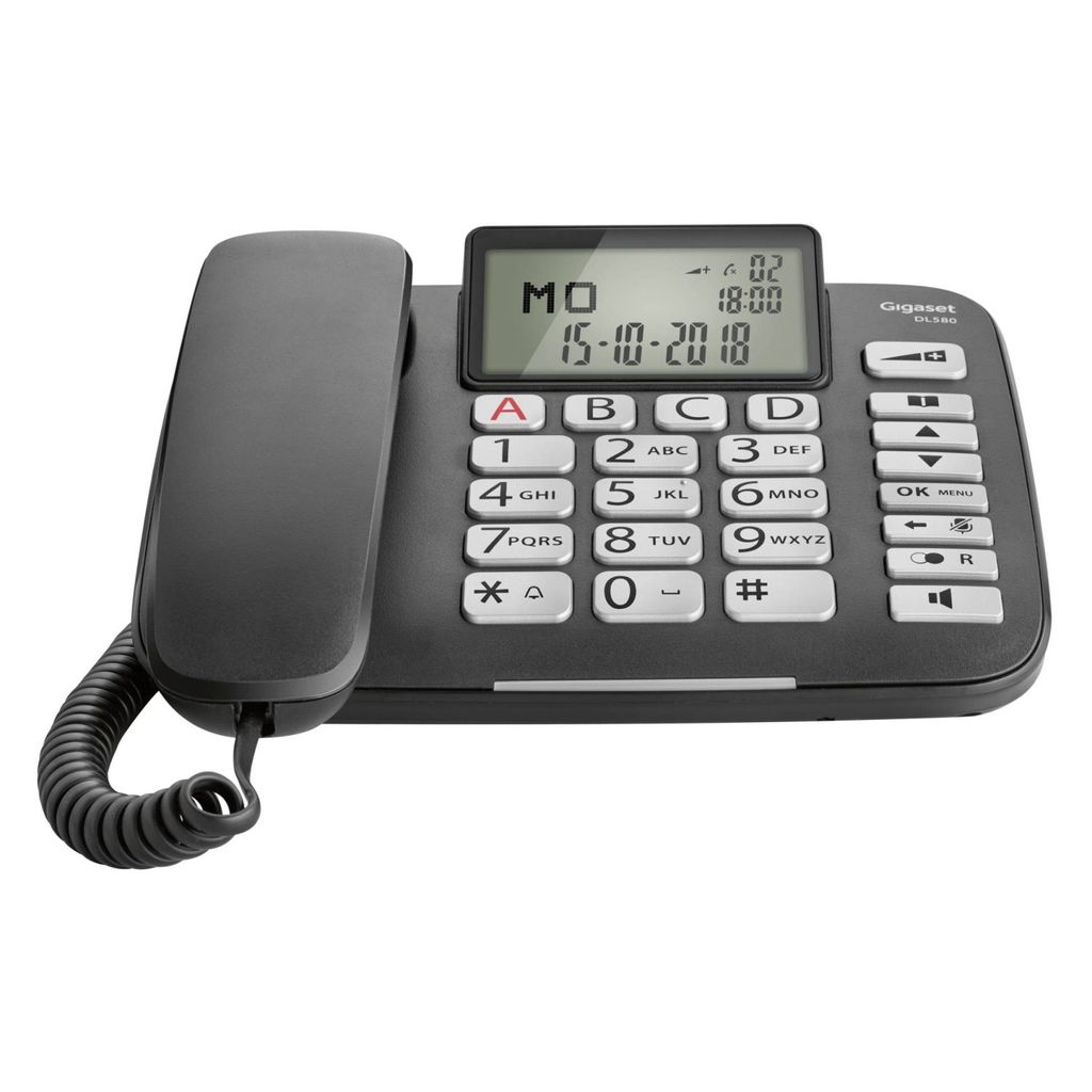 Schnurgebundenes Telefon 580 DL schwarz