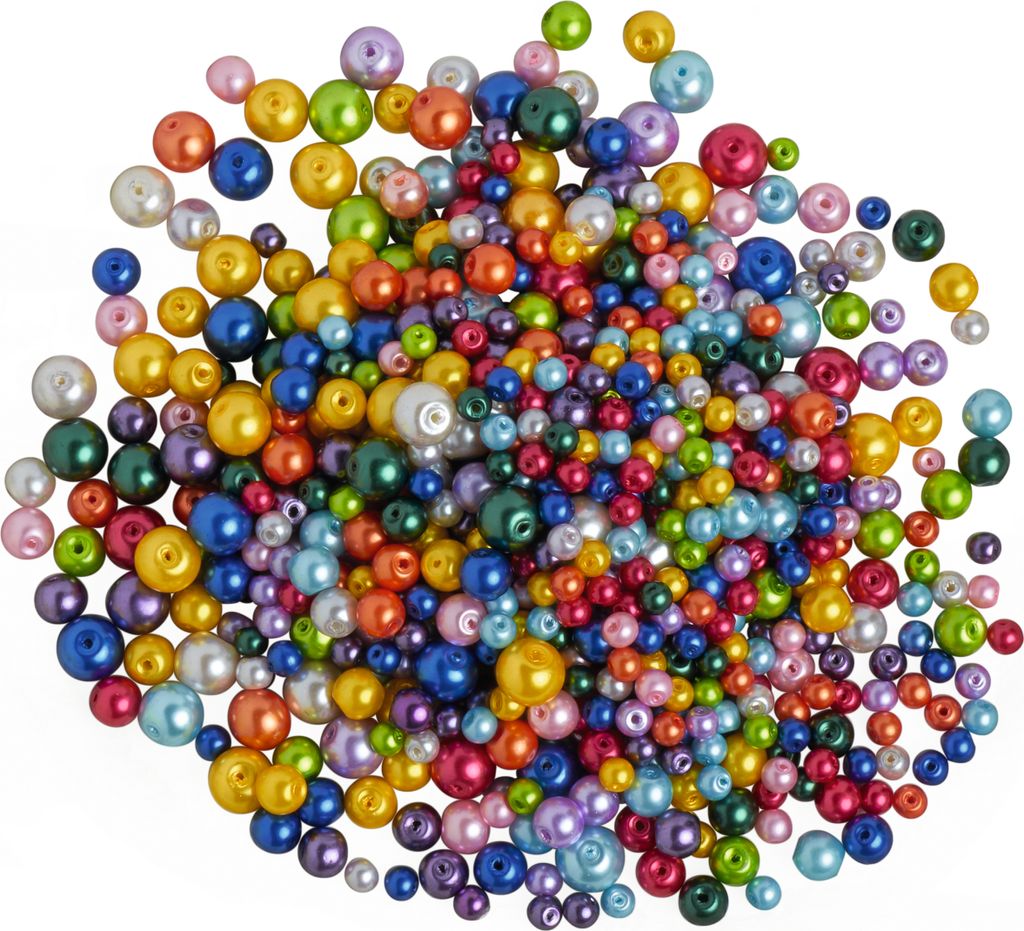 Zauberperle Glaswachsperlen Mix Bunt 150 g Bastelperlen Schmuckherstellung