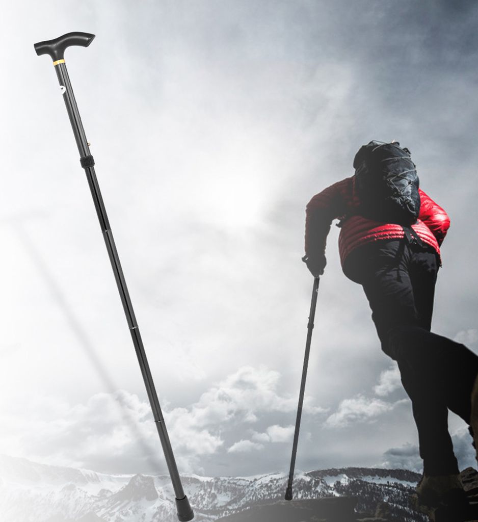 Teleskop-Gehstock aus Aluminiumlegierung, leicht, Trekking- Produktbild 